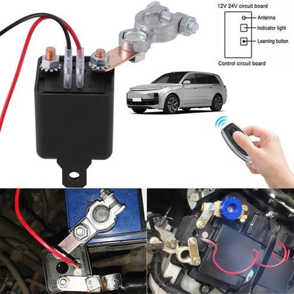 Power Kill Master Isolator Car Battery Disconnect Switch Remote Control Cut Off For Complete Batter 14