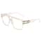Mens Sunglasses Fashion Square Clear Lens Designer Gold Frame Style 3
