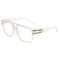Mens Sunglasses Fashion Square Clear Lens Designer Gold Frame Style 3