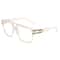 Mens Sunglasses Fashion Square Clear Lens Designer Gold Frame Style 4