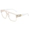 Mens Sunglasses Fashion Square Clear Lens Designer Gold Frame Style 4