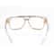 Mens Sunglasses Fashion Square Clear Lens Designer Gold Frame Style 5