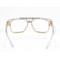 Mens Sunglasses Fashion Square Clear Lens Designer Gold Frame Style 5