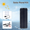 30W Solar Panel 12V Trickle Charger Battery Maintainer Kit For Boats Cars RVs Reliable Power Source 4