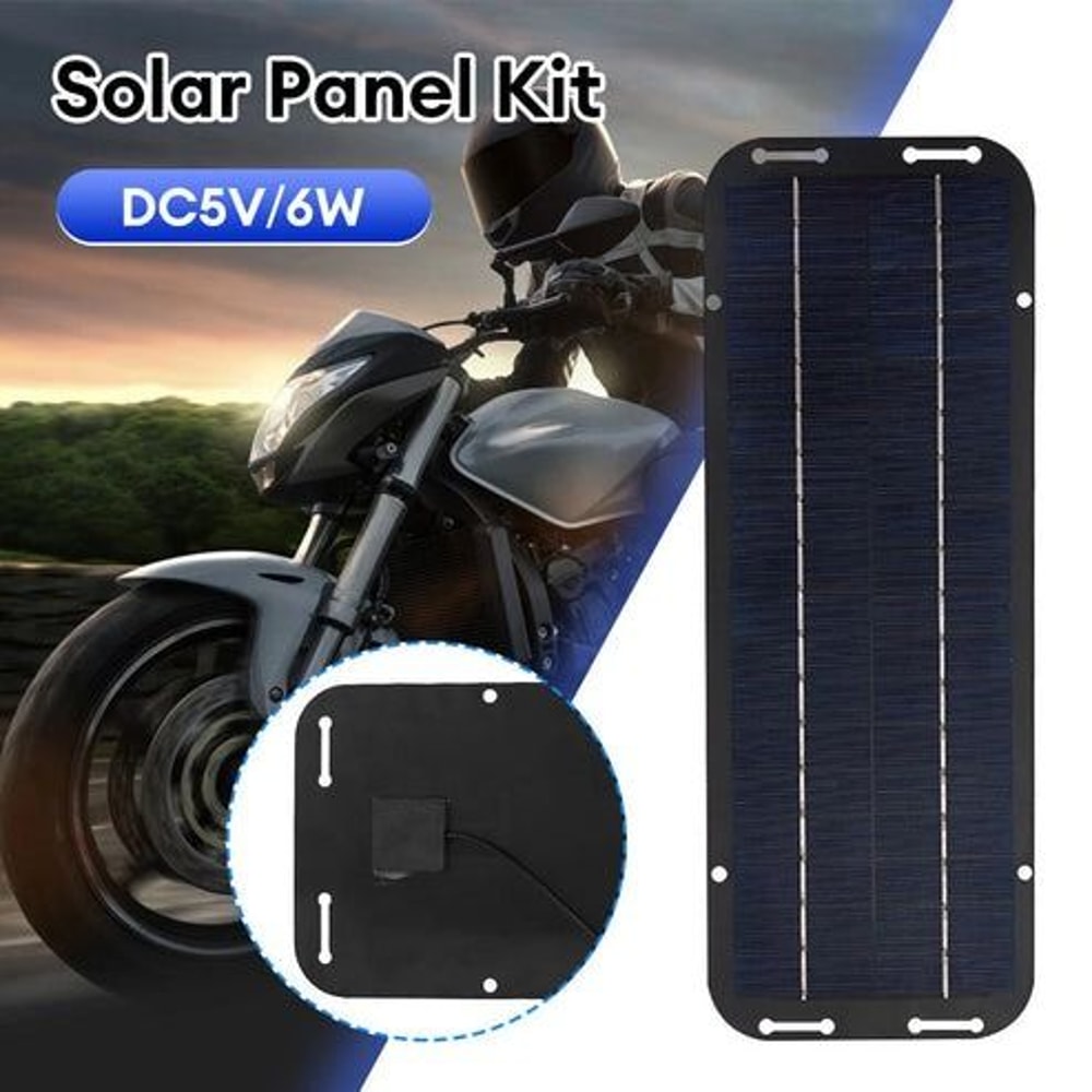 30W Solar Panel 12V Trickle Charger Battery Maintainer Kit For Boats Cars RVs Reliable Power Source 5