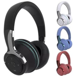 wireless bluetooth headphones over ear, led headset stereo, noise cancelling, superior sound quality