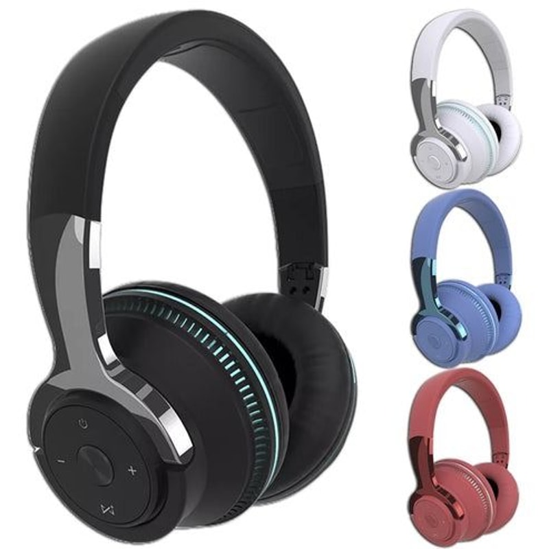 Wireless Bluetooth Headphones Over Ear LED Headset Stereo Noise Cancelling Superior Sound Quality 0