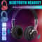 Wireless Bluetooth Headphones Over Ear LED Headset Stereo Noise Cancelling Superior Sound Quality 5