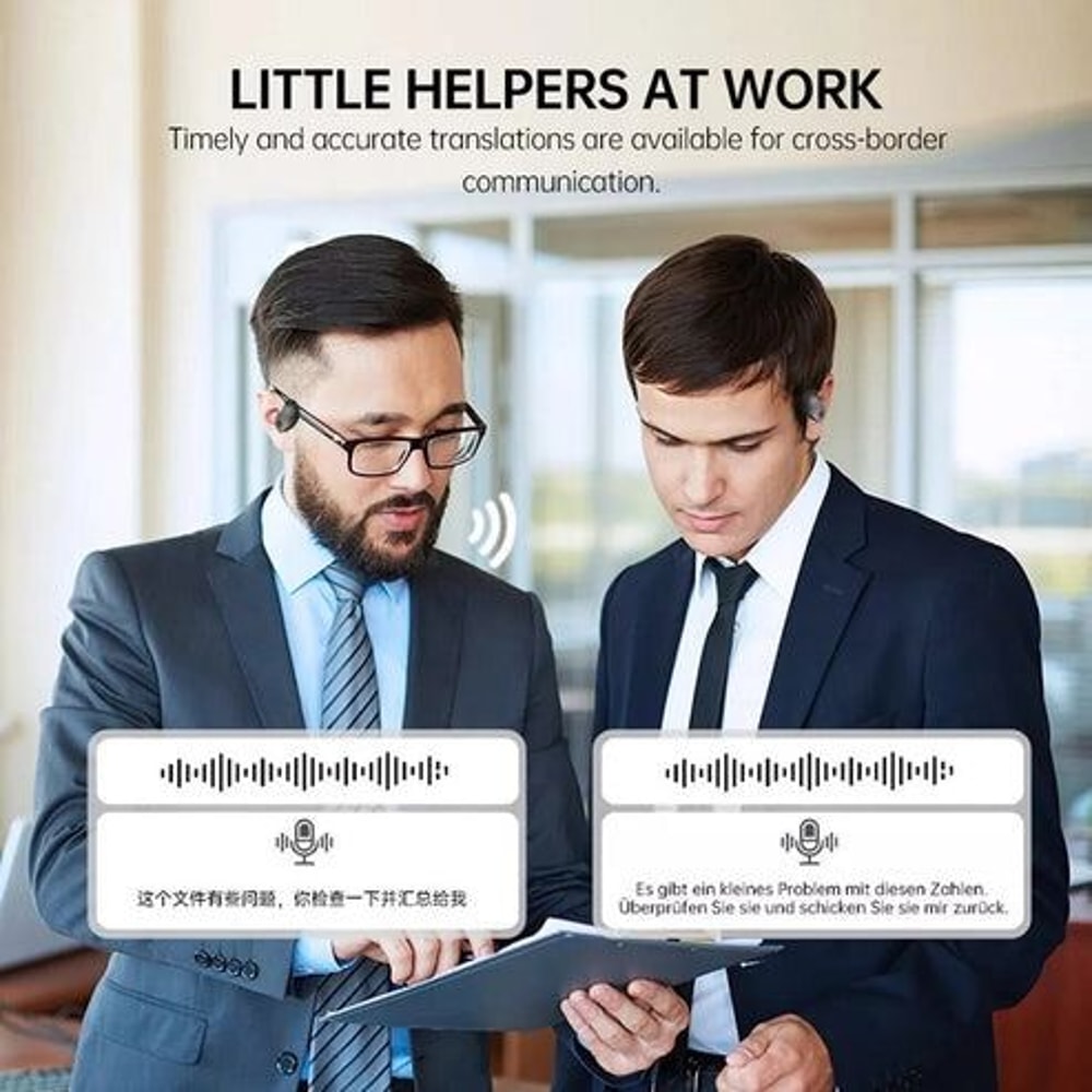 RealTime Translation Bluetooth Headset Translator Earbuds 150 Languages For Effortless Conversation 1