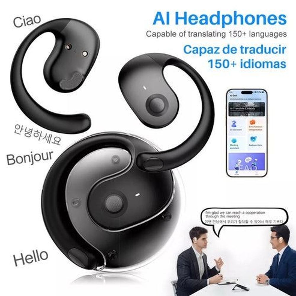 RealTime Translation Bluetooth Headset Translator Earbuds 150 Languages For Effortless Conversation 7