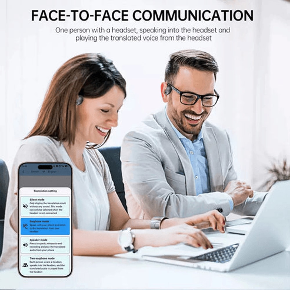 RealTime Translation Bluetooth Headset Translator Earbuds 150 Languages For Effortless Conversation 4