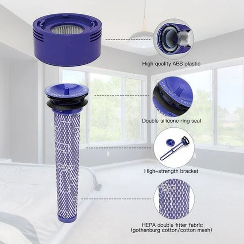 HEPA Motor Filter Replacement For Dyson V7 V8 Absolute Cordless Vacuum Cleaner HighEfficiency Filte 10