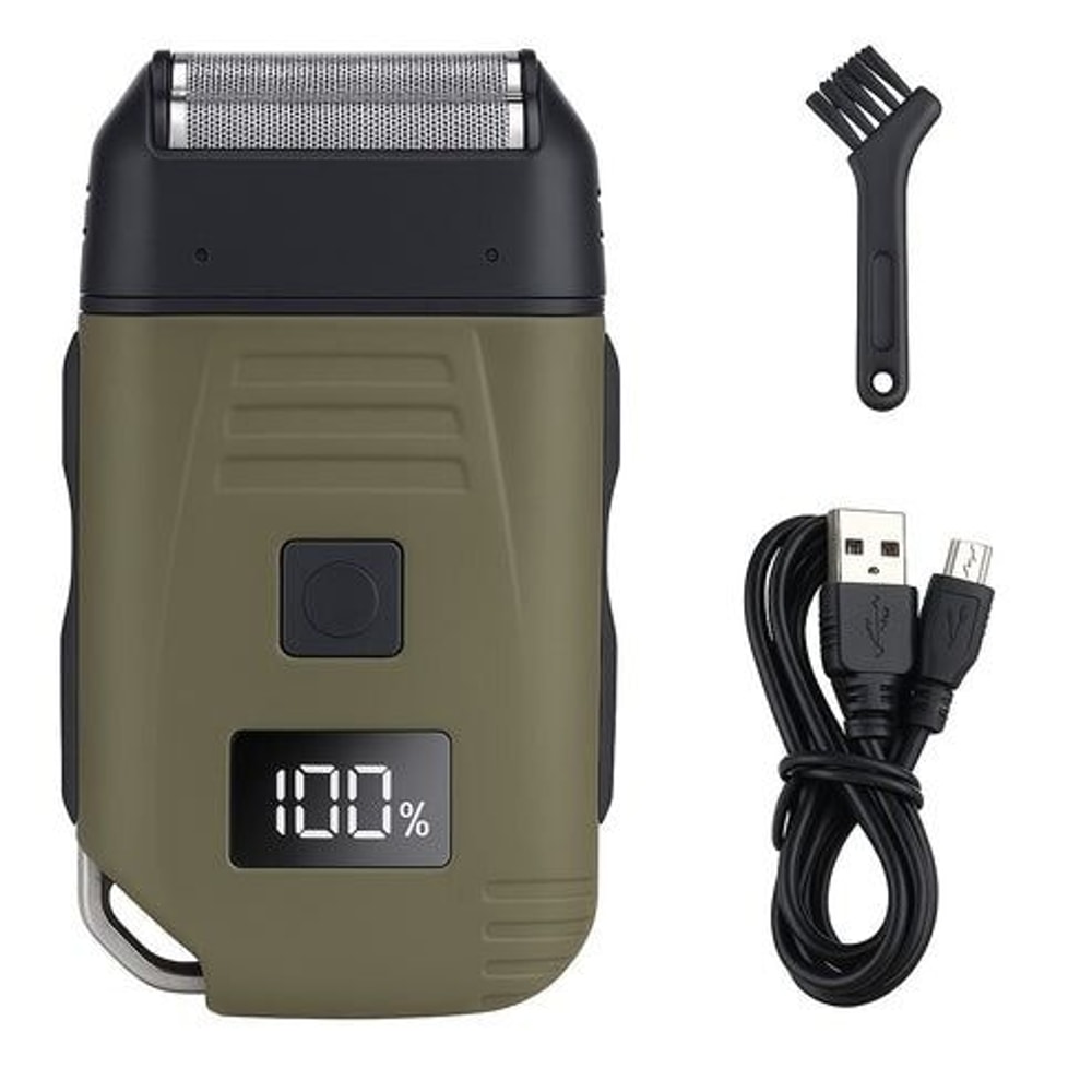 Rechargeable Mens USB Electric Shaver Trimmer Razor Hair Beard Shaving Machine For Precision Shavin 13