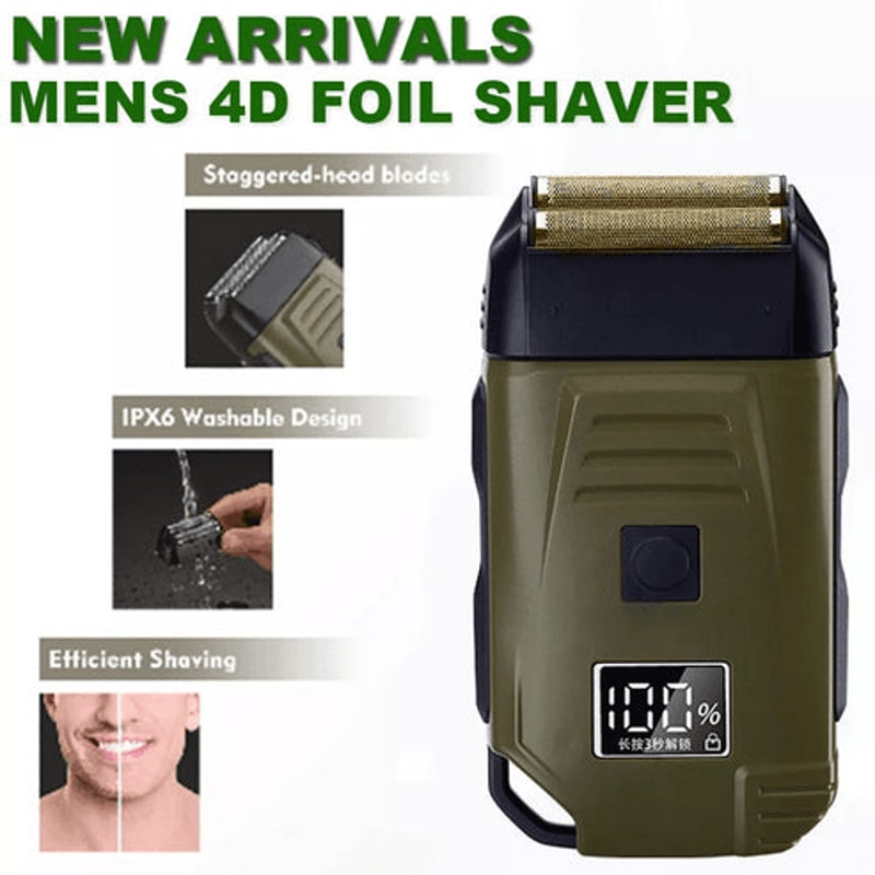 Rechargeable Mens USB Electric Shaver Trimmer Razor Hair Beard Shaving Machine For Precision Shavin 12