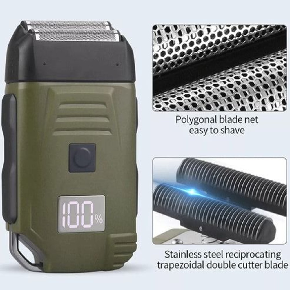 Rechargeable Mens USB Electric Shaver Trimmer Razor Hair Beard Shaving Machine For Precision Shavin 4