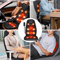 Heated Back Neck Body Massager Chair Massage Seat Cushion For Home Office Use 3