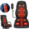 Heated Back Neck Body Massager Chair Massage Seat Cushion For Home Office Use 0