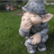 Funny Resin Dwarf Pooping Naughty Gnome Statue Miniature Garden Ornament For Home 7