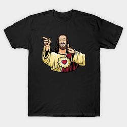 buddy christ t - shirt, unisex t-shirt, gift for women