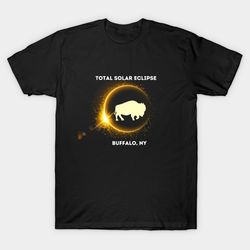 buffalo total solar eclipse t - shirt, unisex t-shirt