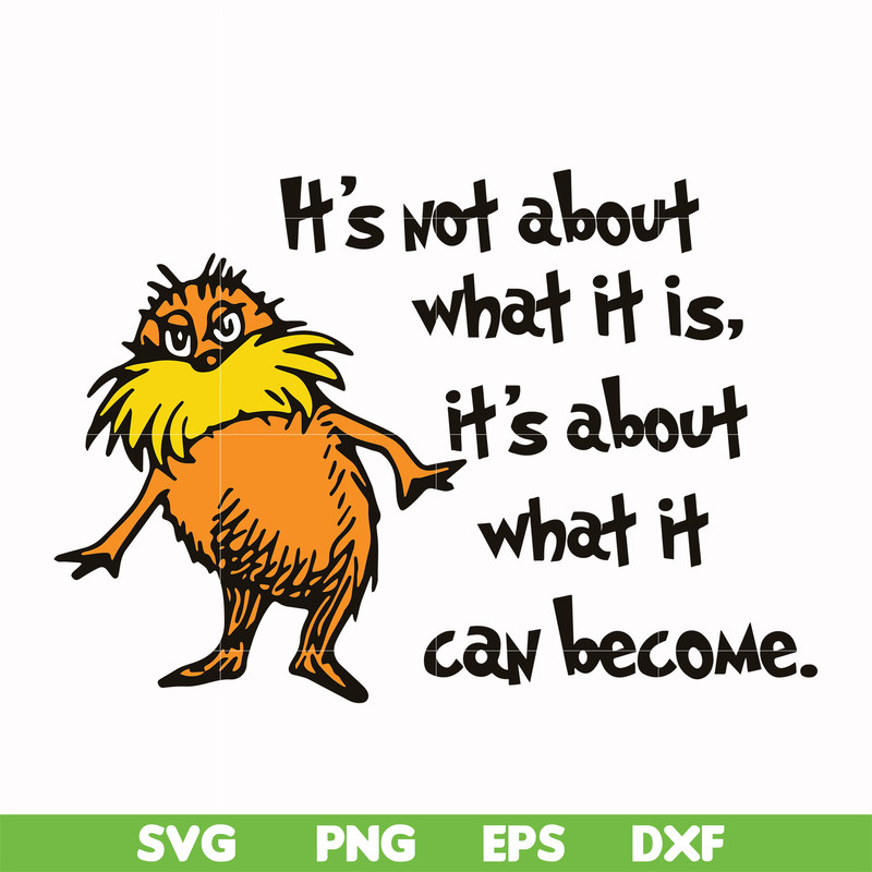 DR000148-It's not about what it is it's about what it can become svg, png, dxf, eps file DR000148.jpg