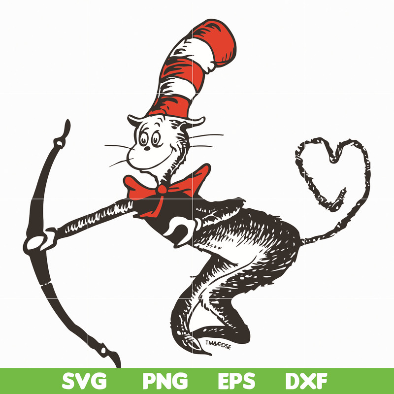 DR05012119-The cat in the hat by dr seuss svg, dr svg, png, dxf, eps file DR05012119.jpg