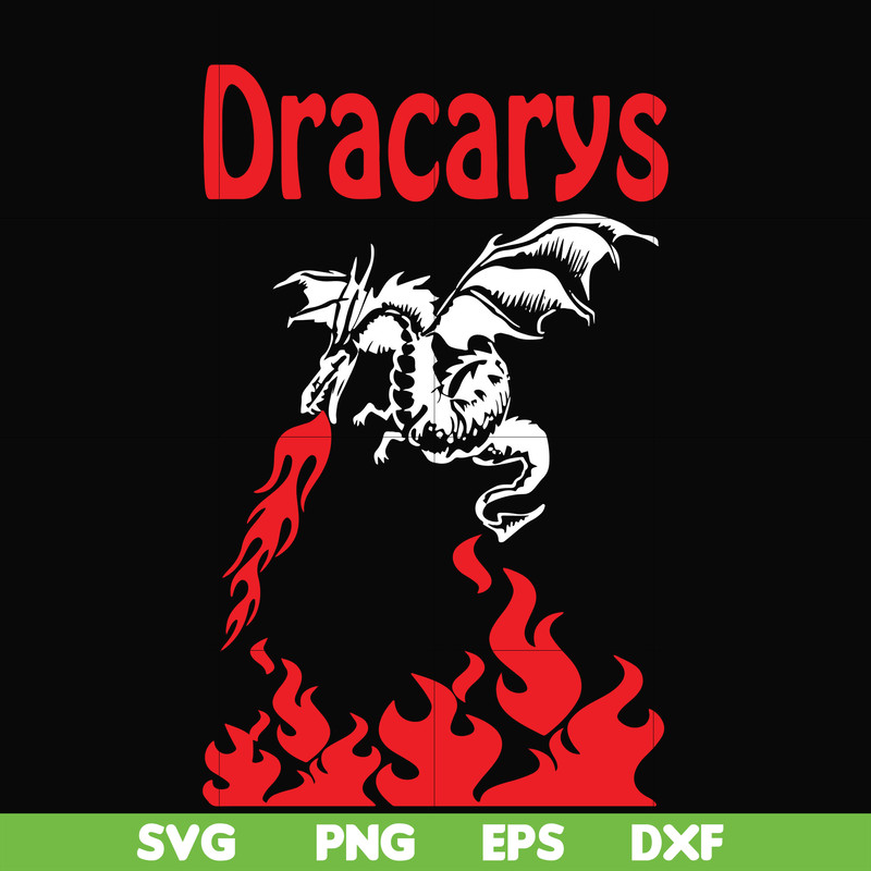 FN000299-Dracarys svg, png, dxf, eps file FN000299.jpg
