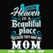 FN000389-I know heaven is a beautiful place because they have my mom svg, png, dxf, eps file FN000389.jpg