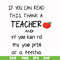 FN00061-If you can read this thank a teacher svg, png, dxf, eps file FN00061.jpg