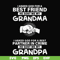 FN000260-I asked god for a best friend he sent me my grandma I asked god for a best partner in crime he sent me my grandpa svg, png, dxf, eps file FN000260.jpg