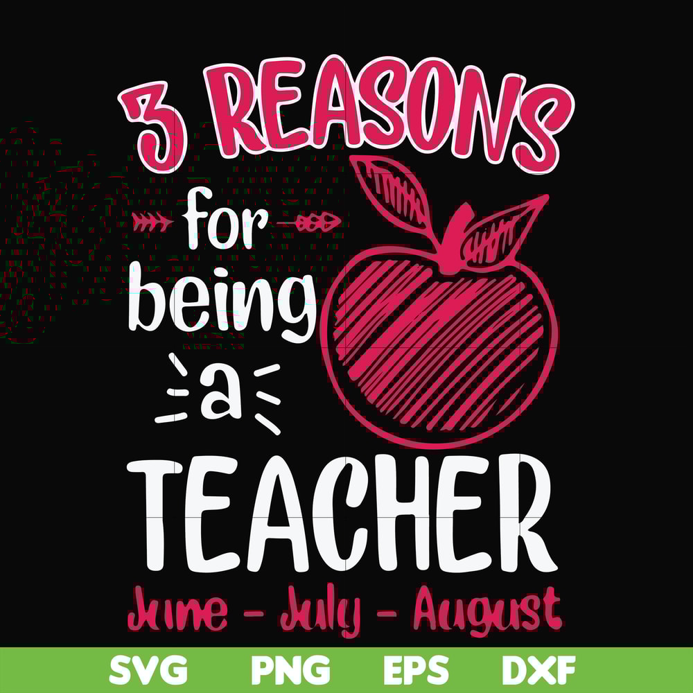 FN000630-3 reasons for being a teacher svg, png, dxf, eps file FN000630.jpg
