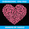 Pink Heart of Skulls Funny Valentine's Day - Premium Sublimation Digital Download