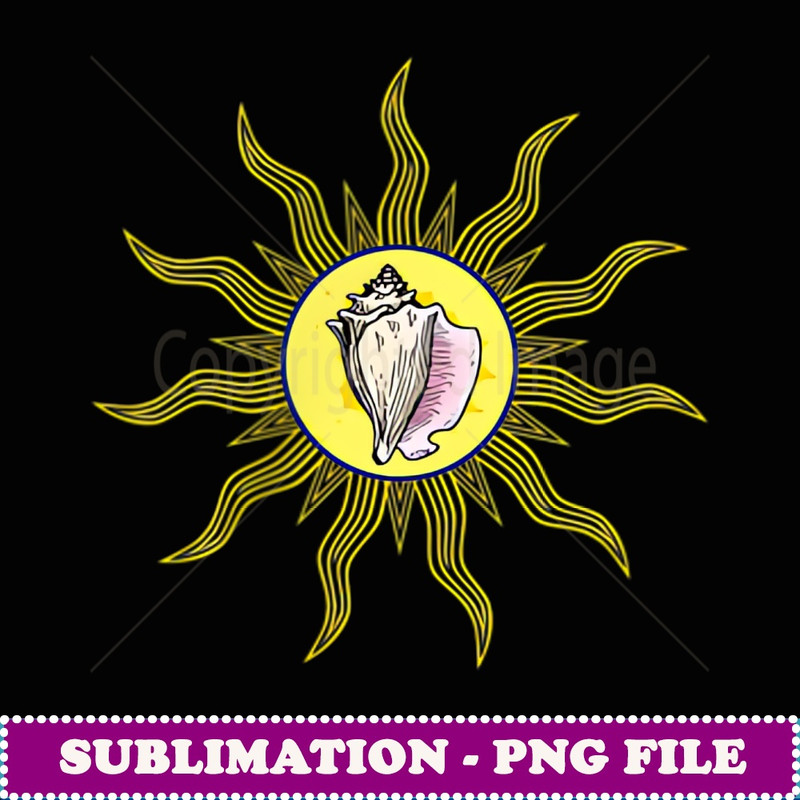 Conch Republic Key West Florida Flag Gift - Trendy Sublimation Digital Download