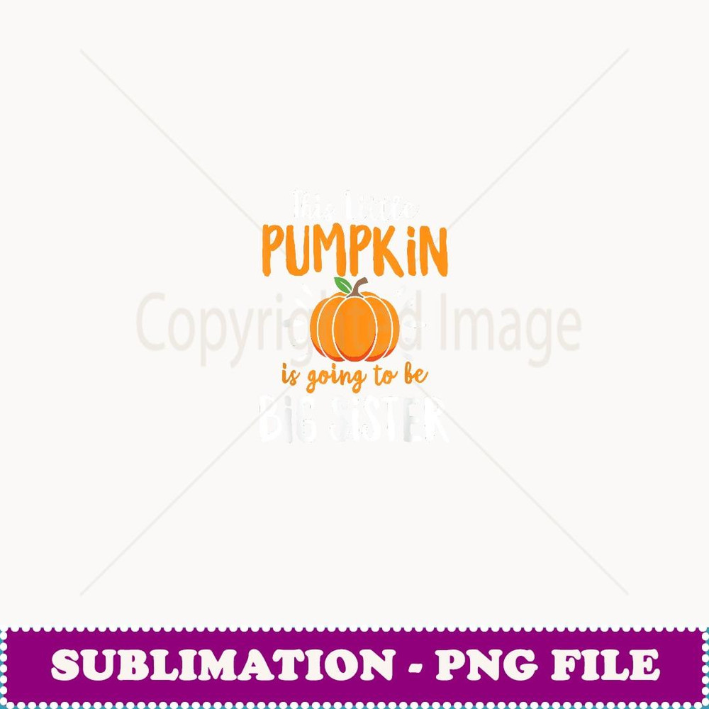 Little Pumpkin Pregnancy Announcement Halloween - Vintage Sublimation PNG Download