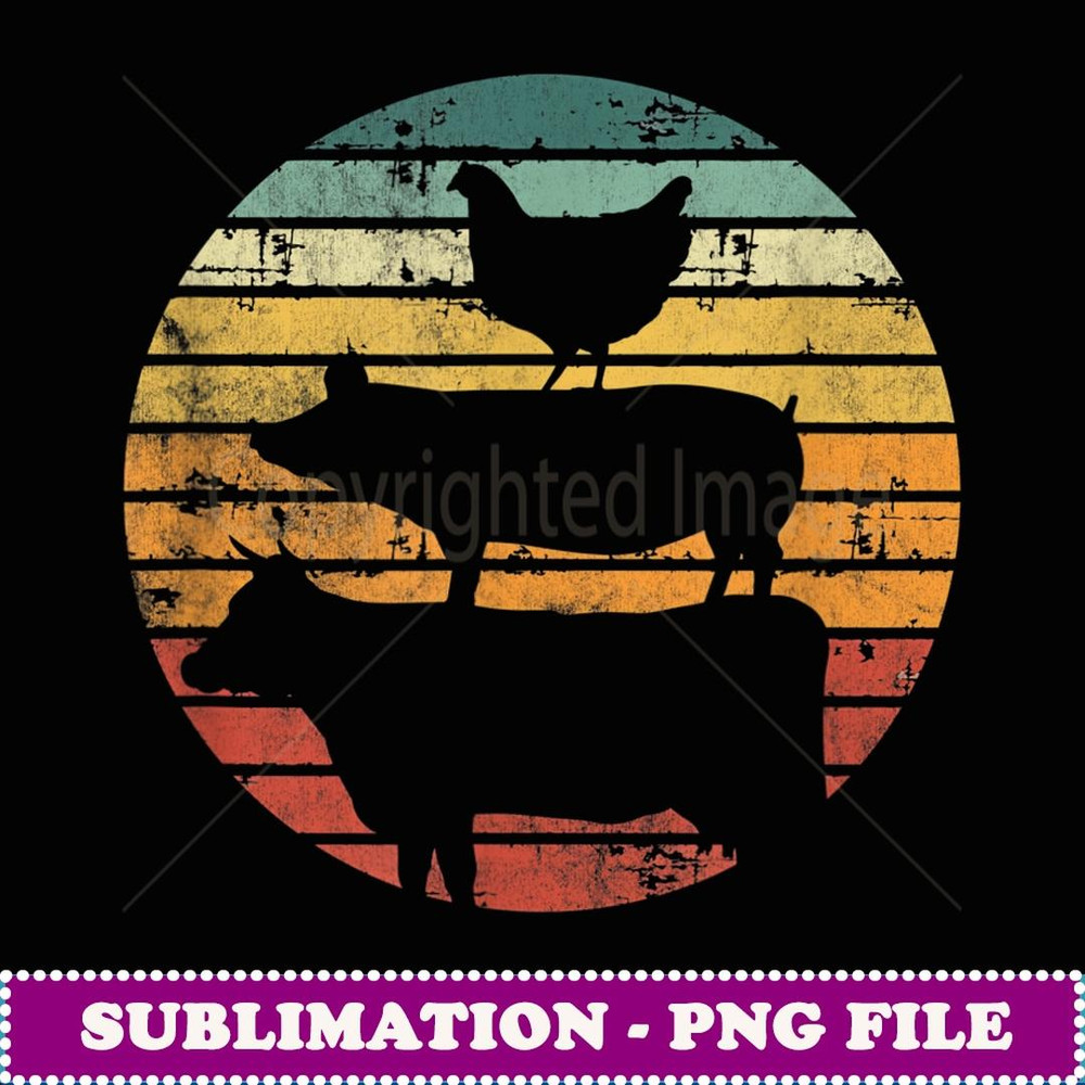 My Food Pyramid Funny BBQ s for Men Pig Chicken Cow - Signature Sublimation PNG File