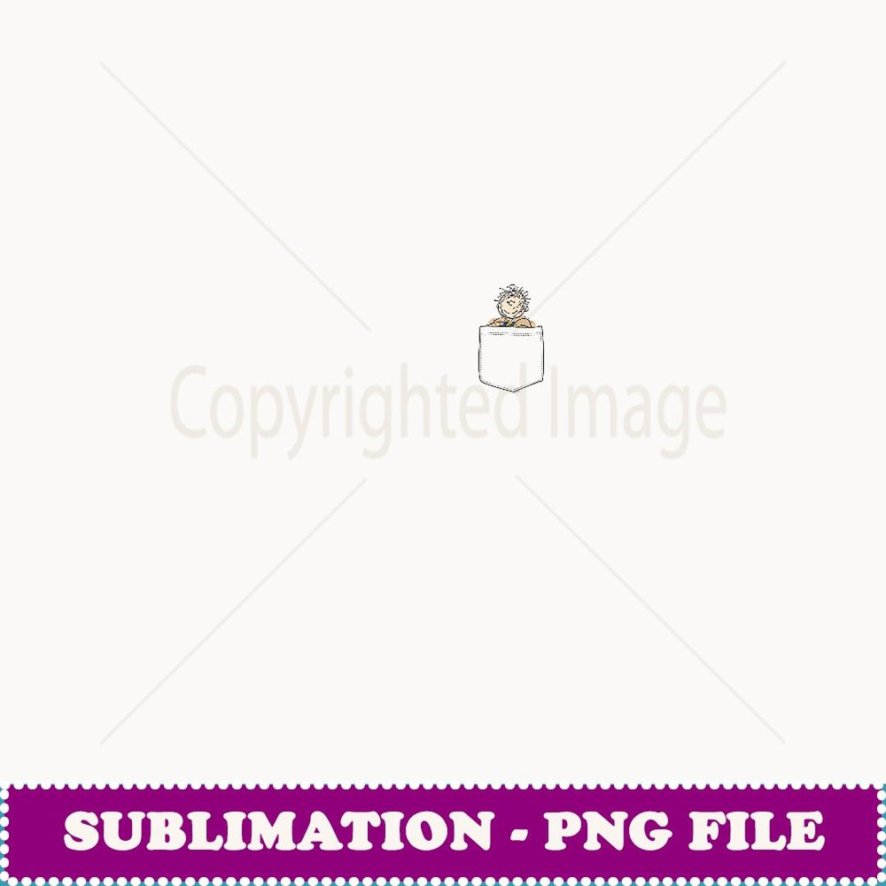 Peanuts Snoopy Pig Pen Faux Pocket - Professional Sublimation Digital Download