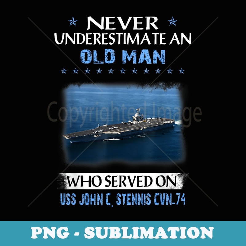 USS John C. Stennis CVN-74 Veterans Day Christmas - High-Resolution PNG Sublimation File