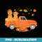 Goldendoodle Pumpkin Truck Fall Leaf Thanksgiving Halloween - Digital Sublimation Download File