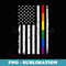 Vintage LGBT s Gay Pride Rainbow USA American Flag - PNG Transparent Sublimation File