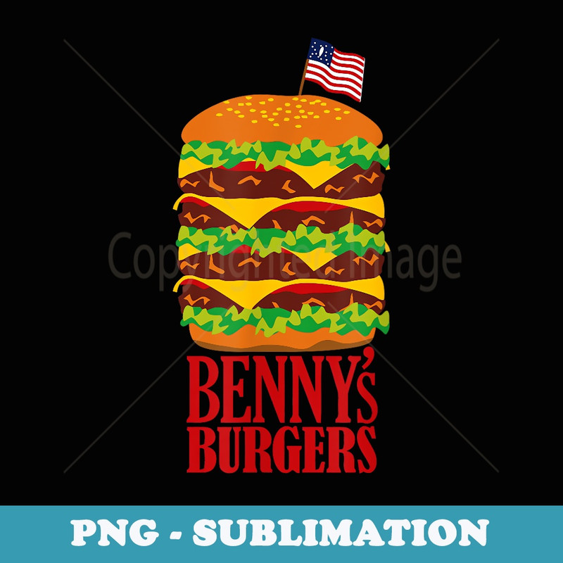 Funny Benny's Burgers Eleven Nerd Geek Graphic - Artistic Sublimation Digital File