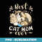 Best Cat Mom Ever, Ragdoll Cat with 2 Kittens, Mothers Day - Signature Sublimation PNG File