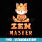 Orange Cat Yoga Zen Namaste Orange Tabby Cat Yoga Lover - PNG Sublimation Digital Download
