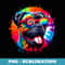 Cool Tie Dye Sunglasses Cane Corso Dog Illustration Art - PNG Transparent Sublimation File