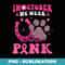 Groovy Halloween In October We Wear Pink Horseshoe & Dog Paw - Premium PNG Sublimation File