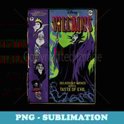 disney villains deliciously wicked comic - vintage sublimation png download