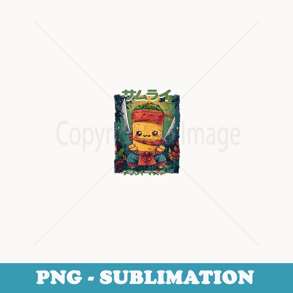 Japanese Samurai Burrito Warrior Ukiyo Mexican Samurai - Special Edition Sublimation PNG File