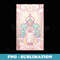 The High Priestess Kawaii Pastel Anime Tarot Card Aesthetic - Sublimation PNG File