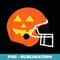 Halloween Football Pumpkin - Halloween Football - PNG Sublimation Digital Download