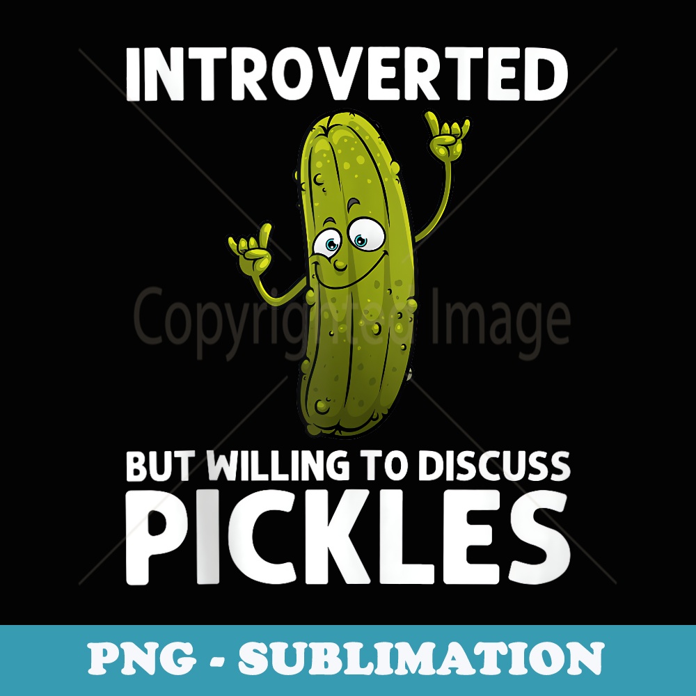 Cool Pickle Food Dancing Vegan Veggie Pickles - Instant Sublimation Digital Download