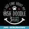 I Just Care About My Irish Doodle - Modern Sublimation PNG File